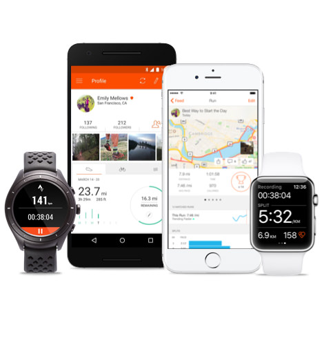 Strava, rastreador y análisis de salidas en bicicleta y carreras